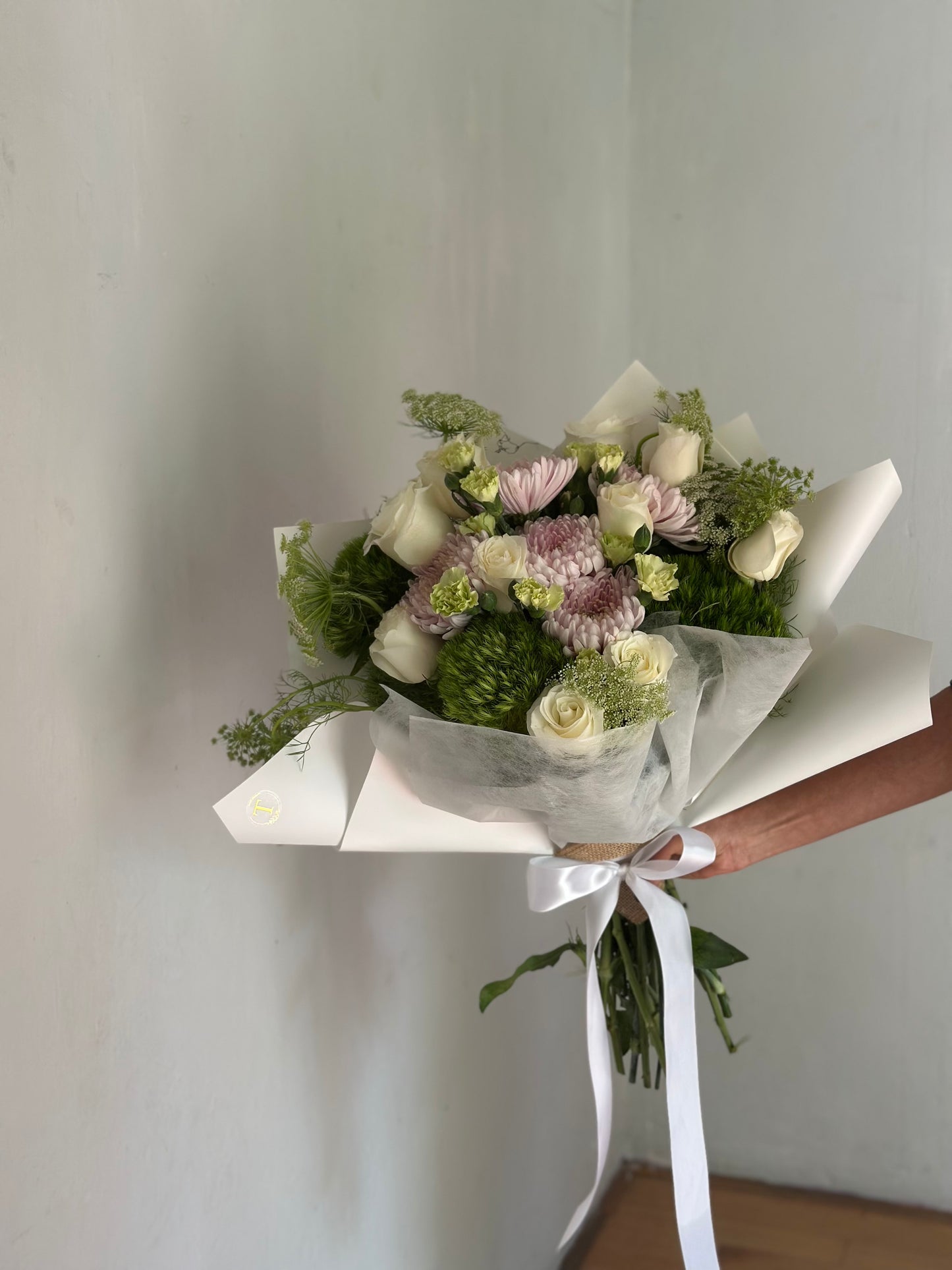 Ramo de flores verdes