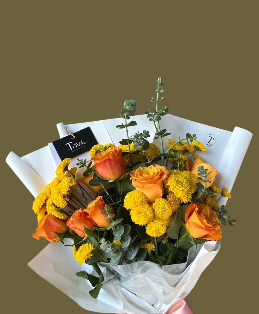 Ramo de Rosas Naranjas