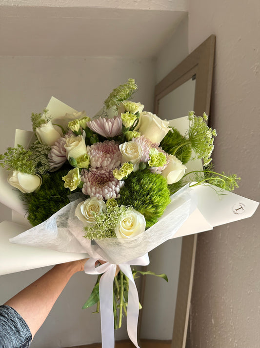 Ramo de flores verdes